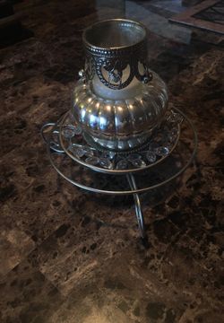Candle holder $10 center piece can be used for any decor