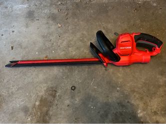 Craftsman Corded Electric Hedge Trimmer 22” “almost New”Used A Couple Of Times