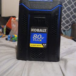 
Kobalt 80 -Volt, 2.5 Ah 1 -Pack Lithium Ion (Li-ion) Battery