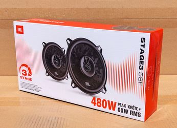 JBL Car Speakers 5 1/4" 2-Way Coaxial Speaker System 480 Watts Stage3 58F 🚨 Payment Options Available 🚨 No Credit Needed 🚨