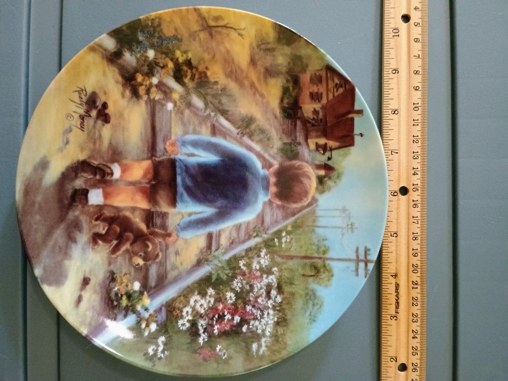 Rusty Money's "Home By Lunch" Vintage Original Plate