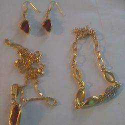 Brand New Ruby Jewelry Set - Makes a GREAT GIFT!