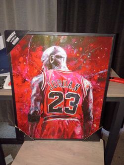 Michael Jordan painting