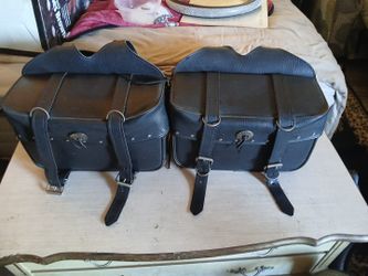 All American Rider Motorcycle Bags Leather 