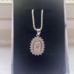 St. Mary S925 Chain & Pendant