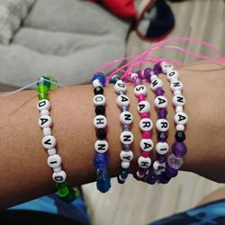 Handmade Customized Beaded Bracelets
