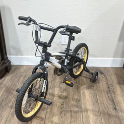 16-in Boys Mongoose BMX Bike  For Ages 3 - 5 With Training Wheels