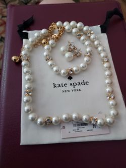 Kate Spade Pearls Set