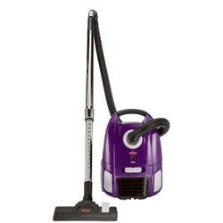 BISSELL Zing Lightweight, Bagged Canister Vacuum, Purple, 2154A