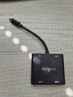 Avigers 4-in-1 USB-C Dual HDMI Multiport Adapter