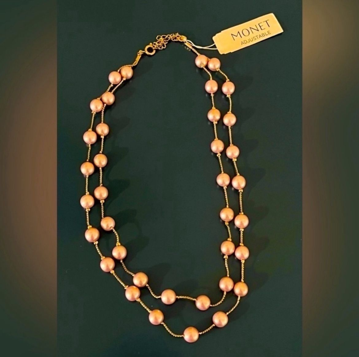 Vintage Monet Pearl Necklace – New With Tags