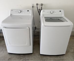 LG Top Load Washer and Dryer Set Like New!