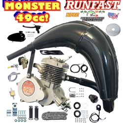 NEWLY POWERED MOTORIZED BIKE PARTS AND MORE 100 mpg 40 mph Easy pedal start Pedal or motorize anytime Fun  Simple Powerful Fast Easy  Fiv5tw2zer0fou4z