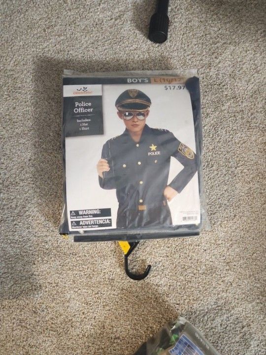 New Police Halloween Costume For Kids