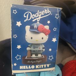 Los Angeles Dodgers HELLO KITTY BOBBLE HEAD 2014<<<< Only To Trade For 2023 Hello Kitty!!!!