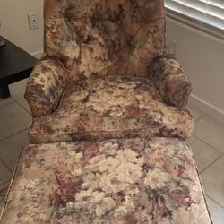 Chair And Ottoman $30