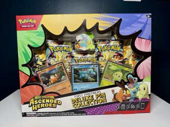 Pokemon Ascended Heroes First Partners Deluxe Pin Collection BRAND NEW SEALED UNRELEASED IN HAND !