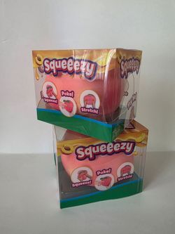 Peach squeezy squishy