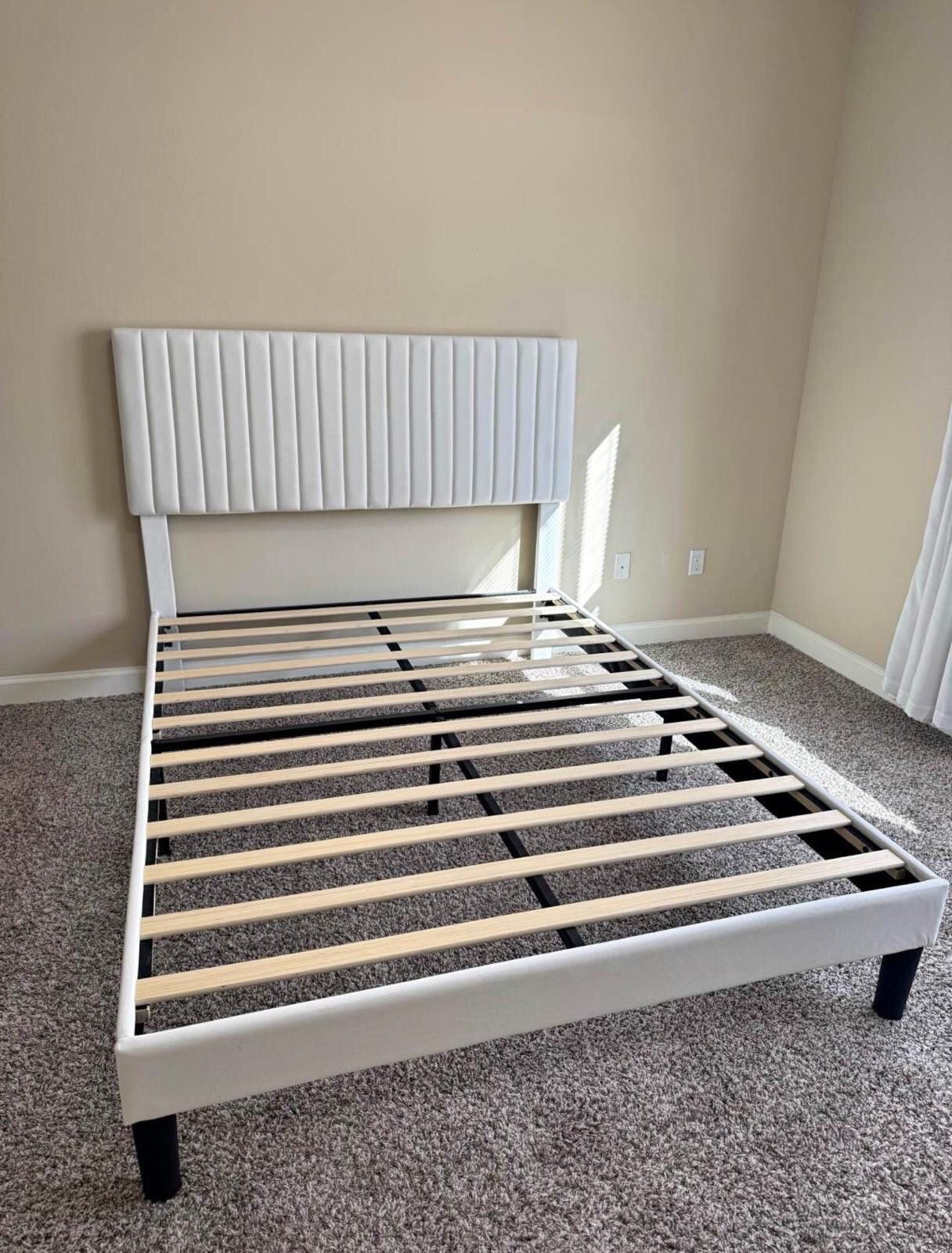 Elegant Twin Full Queen King Bed | Complete Bedroom Solution and mattress