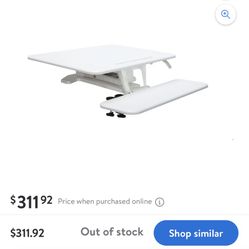 OFM WHITE STAND UP DESK