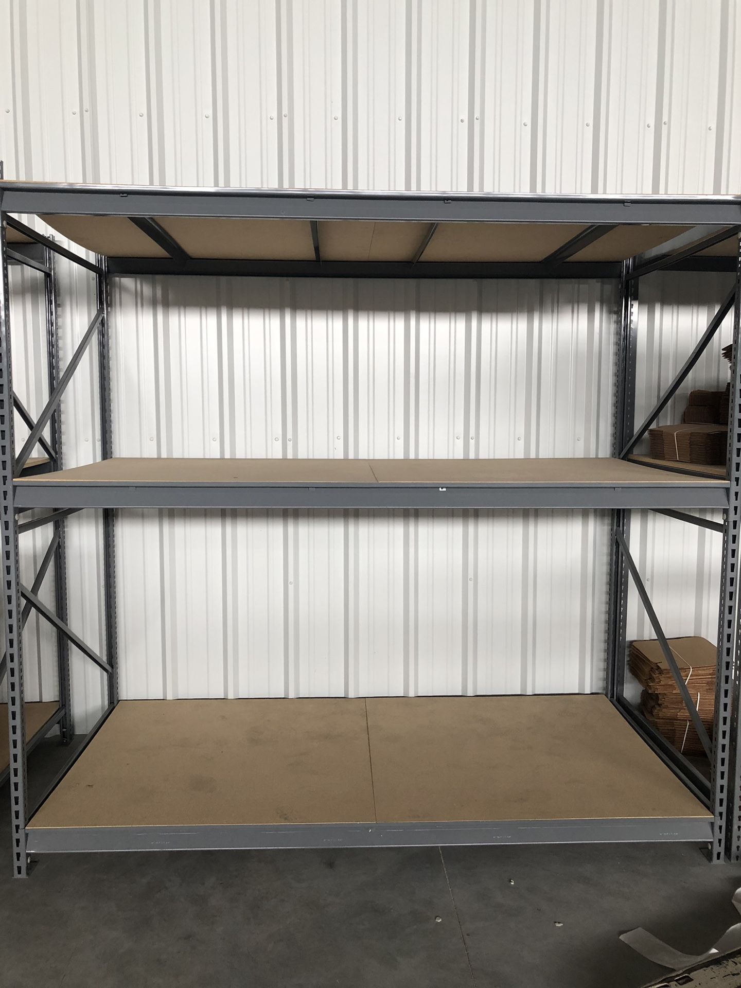 Uline 96x48x96 Warehouse Shelving, Racks, Storage shelves