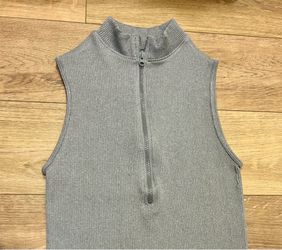 Ribbed Sleeveless Jumpsuit