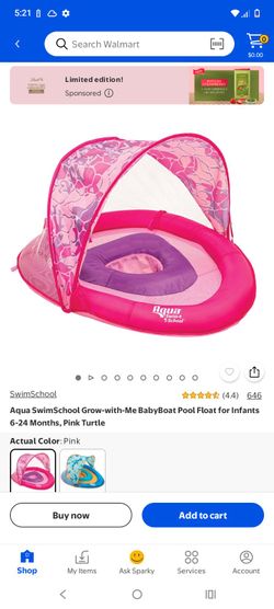 Aqua Swim School Baby Float with Canopy