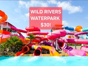 Wild Rivers Waterpark ANYDAY $30!