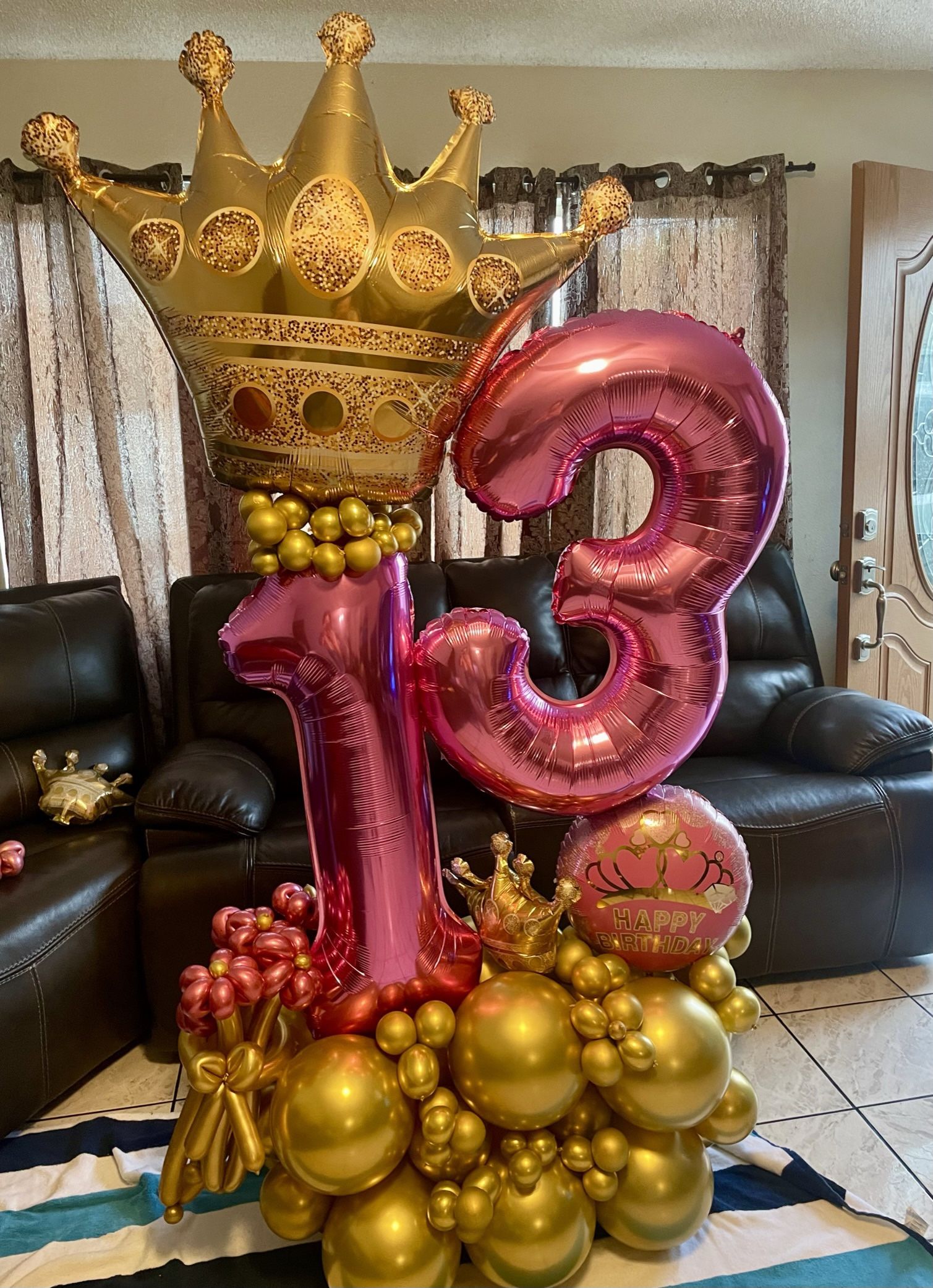 Number Balloon Bouquet/ Arrangement