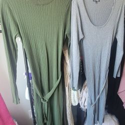 2 Plus Sz Sweater Dresses