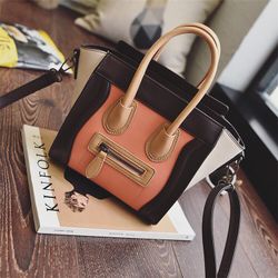 Luxury smiling face shoulder bag