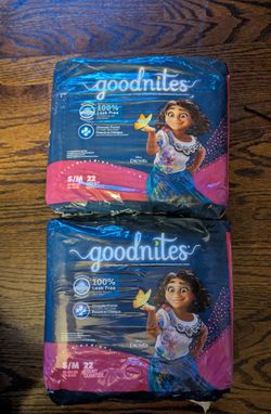 Goodnites S/M 22 ct x2 (44 total)