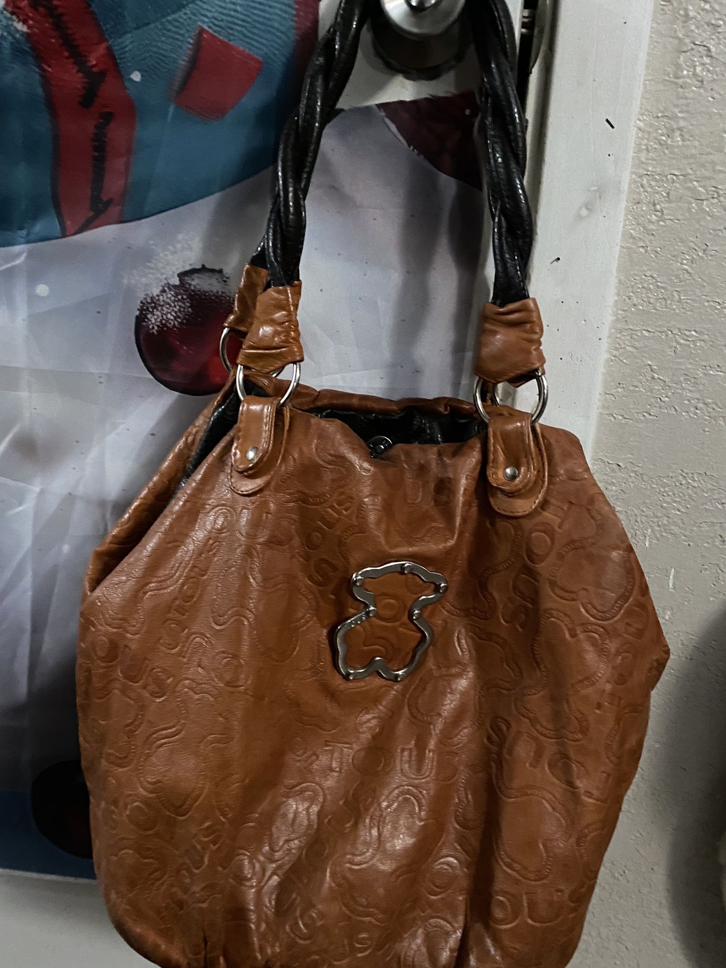 Brown Embossed Women’s Bag