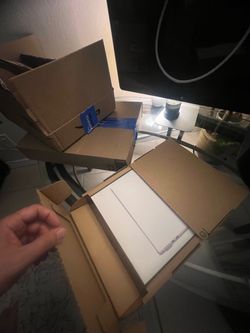 MacBook Air with  Display monitor 27 inch and  Bag Case
