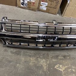 Chrome Oem Style Front Grill For [99-02] [Chevy Silverado] [00-06] Tahoe Suburban]