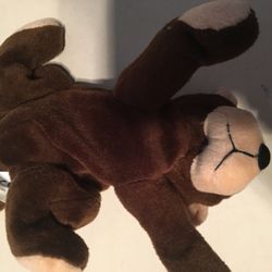 18 inch stuffed monkey and 7 1/2 inch been monkey both