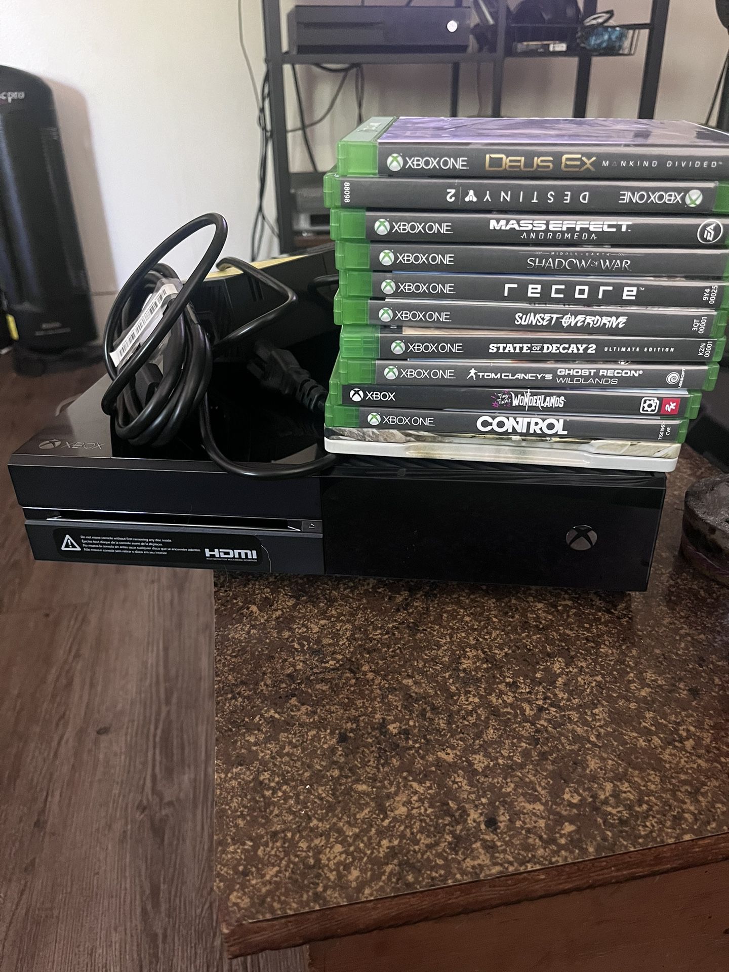 Xbox One Barely Used With Bunch Of Games 