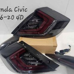 Honda Civic 4D 2016-2021 Tail Lights 