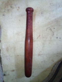 vintage wooden billy club