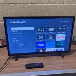 24” Roku Tv W/ Remote 