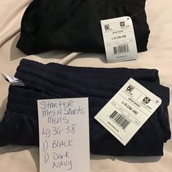 2 Men’s Starter Mesh Shorts,Lg 36-38 NWT - $20