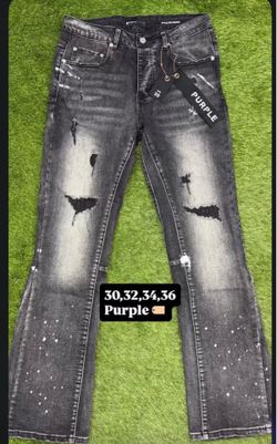 Flared purple jeans only 34 available
