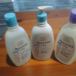 Brand New Aveeno Baby Bath, Calming Bath, Lotion 