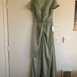 Dusty Sage Bridesmaid Dress