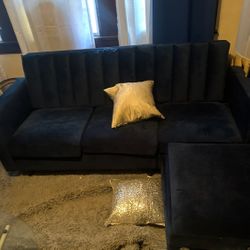 Small Blue Couch 