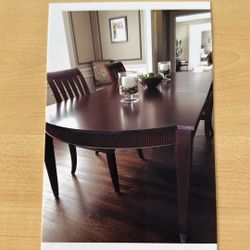 Ethan Allen “Avenue” Dining Table And 6 Chairs