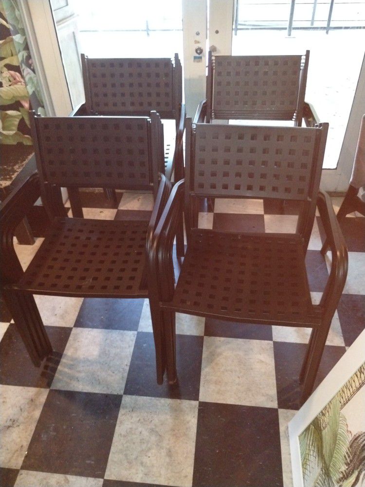 Chairs Outdoor Stackable $50 Each 20 Total