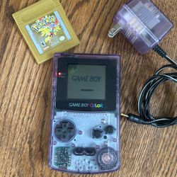 Gameboy Color And Pokemon Gold 