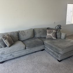 Grey 2 Piece Sectional 