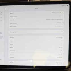 iPad Pro 11inch Cellular M1 256GB